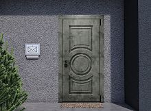 Входная дверь MRC-3213 бетон лофт графит LS 936-2