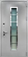 Входная дверь с порошковым напылением и остеклением Marcy MRC-702