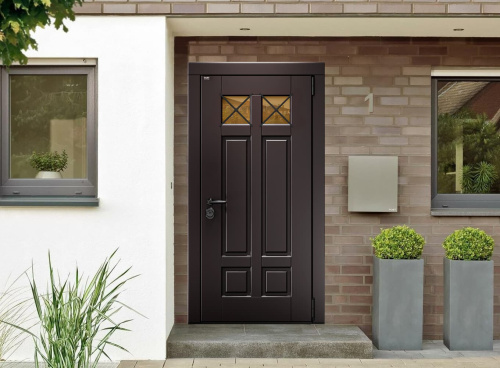 Входная дверь MRC-8722 коричневый RAL 8019