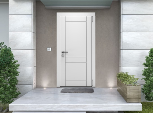 Входная дверь MRC-7710 белый RAL 9003