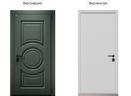 Входная дверь MRC-3222 олива софт ZB 823-SFT фото 2