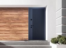 Входная дверь MRC-8025 темно-синий софт ZB 828-SFT 2 замка скрытые петли