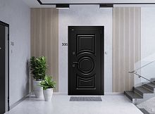 Входная дверь MRC-3232 черный RAL 9005 2 замка