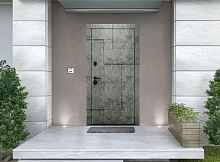 Входная дверь MRC-0717 бетон лофт графит LS 936-2 2 замка скрытые петли