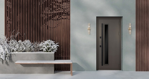 Входная дверь MRS-0012 с терморазрывом, графит фото 13