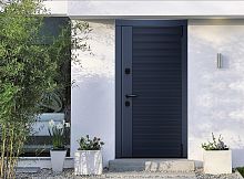 Входная дверь MRC-10423 темно-синий софт ZB 828-SFT 2 замка