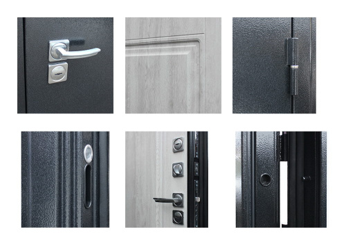 Входная дверь MRS-0069 с терморазрывом, коричневый фото 3