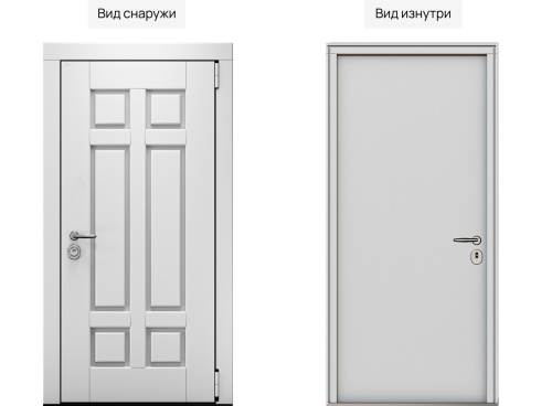 Входная дверь MRC-1510 белый RAL 9003 фото 2