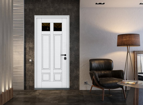 Входная дверь MRC-8710  белый RAL 9003 фото 3