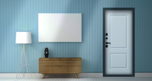 Входная дверь MRS-0084 с терморазрывом, серый фото 10