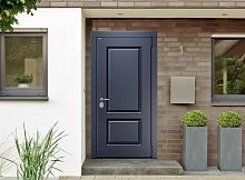 Входная дверь MRC-1422 темно-синий софт ZB 828-SFT