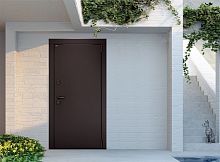 Входная дверь MRC-0026 коричневый RAL 8019 2 замка