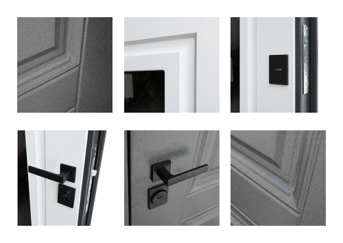 Входная дверь MRS-0056 с терморазрывом, графит фото 3