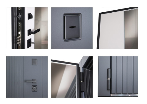 Входная дверь MRS-0045, серебро фото 3